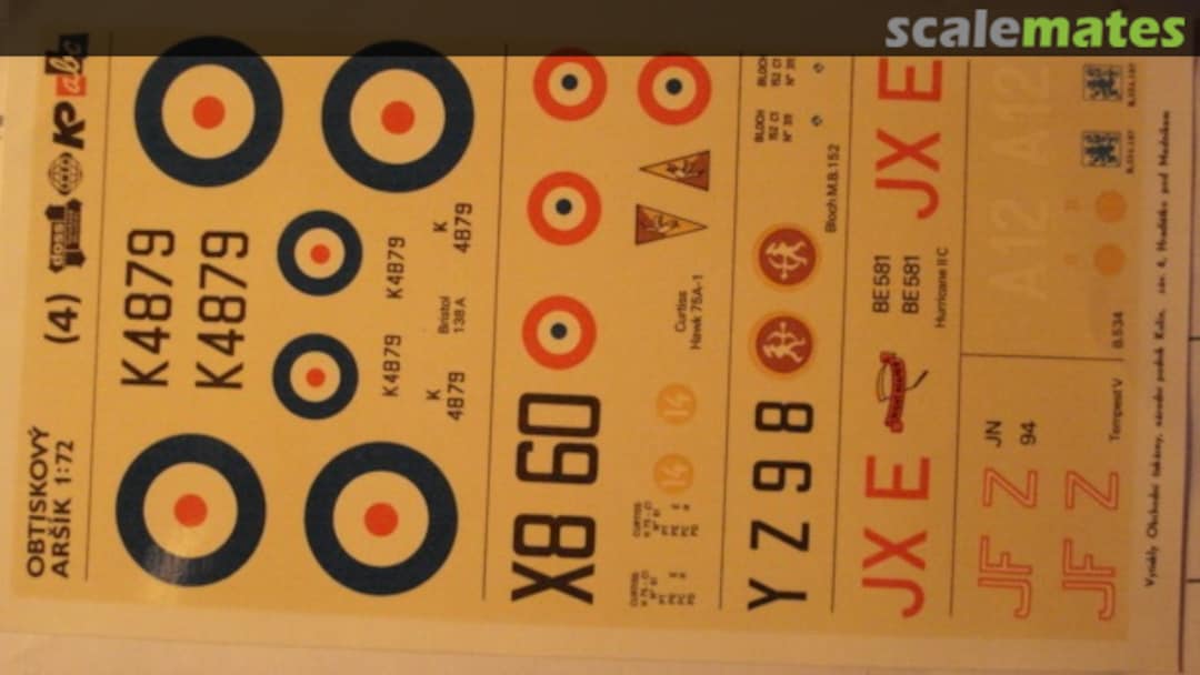 Boxart Obtiskový aršík 4 4 abc