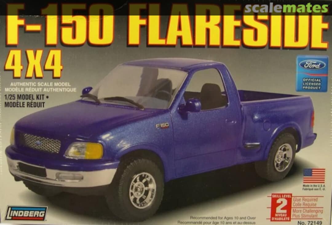 Boxart Ford F-150 Flareside 4x4 72149 Lindberg Boxart Ford F-150 Flareside 4x4 72149 Lindberg