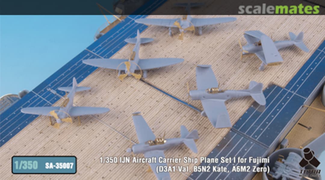 Boxart IJN Aircraft Carrier Ship Plane Set I SA-35007 Tetra Model Works
