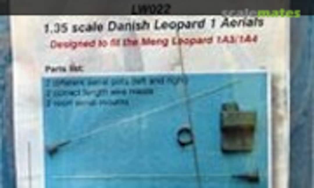 1:35 Leopard 1 Aerials (Leopard Workshop LW022) LW022