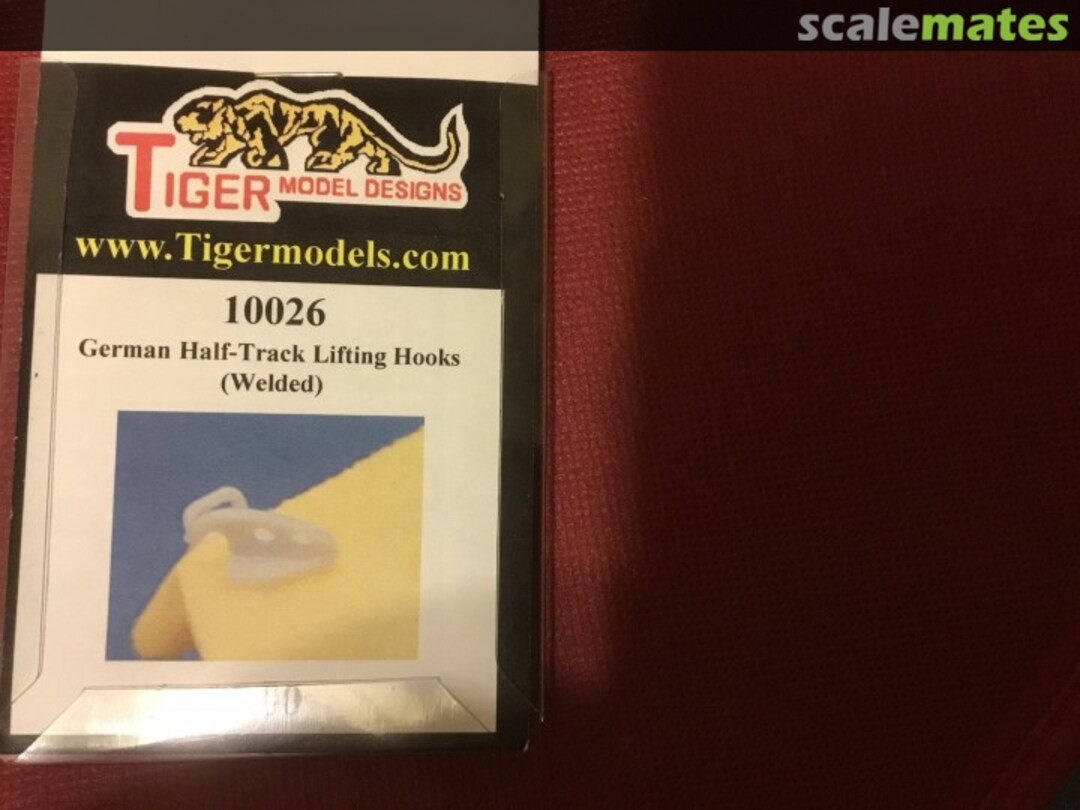 Boxart German Half-Track Lifting Hooks 10026 Tiger Model Designs Boxart German Half-Track Lifting Hooks 10026 Tiger Model Designs