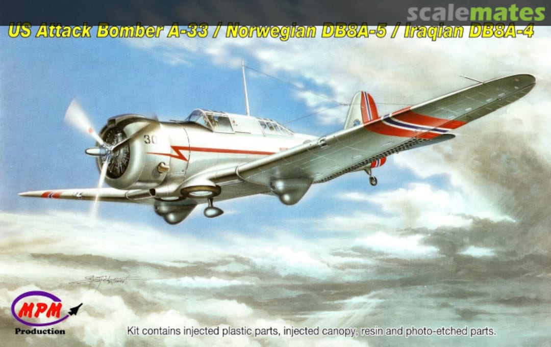Boxart US Attack Bomber A-33 / Norwegian DB8A-5 / Iraqian DB8A-4 72536 MPM Production