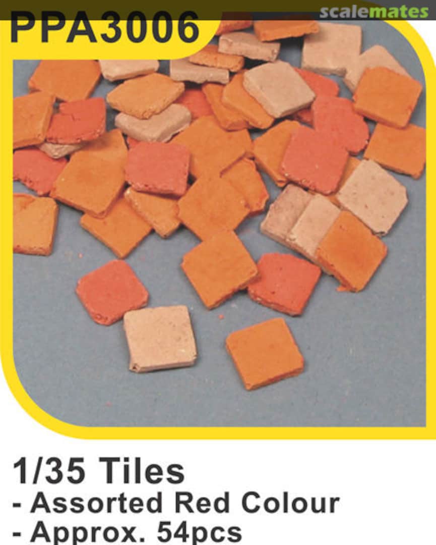 Boxart Tiles (50pcs) - Assorted Red Colors PPA3006 J's Work Boxart Tiles (50pcs) - Assorted Red Colors PPA3006 J's Work