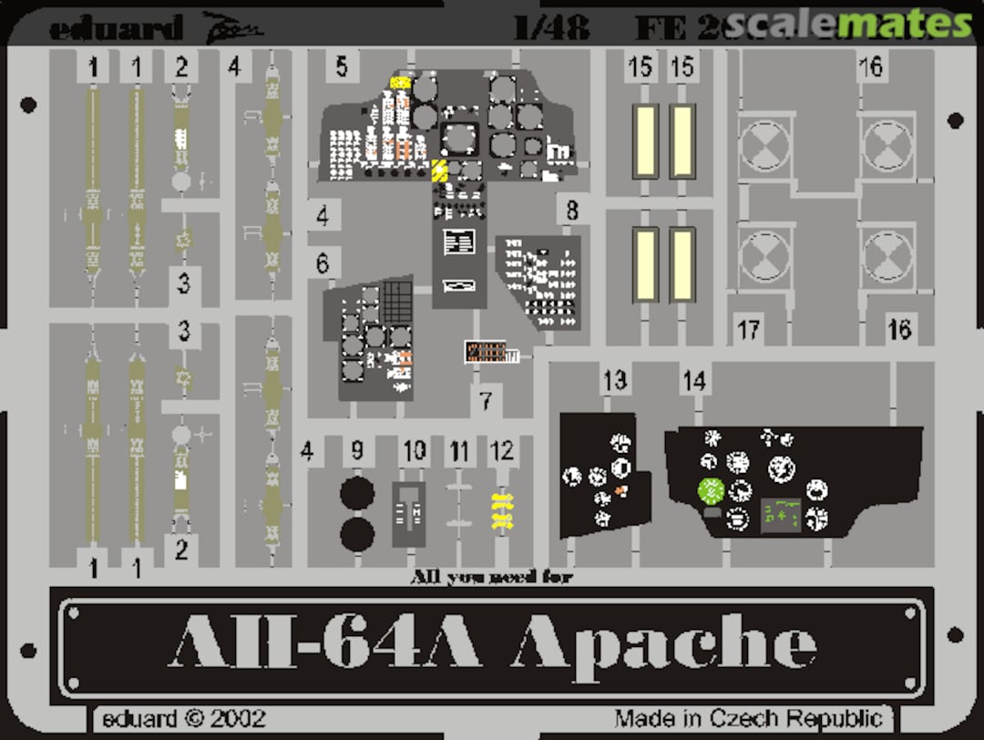 Boxart AH-64A Apache FE209 Eduard Boxart AH-64A Apache FE209 Eduard