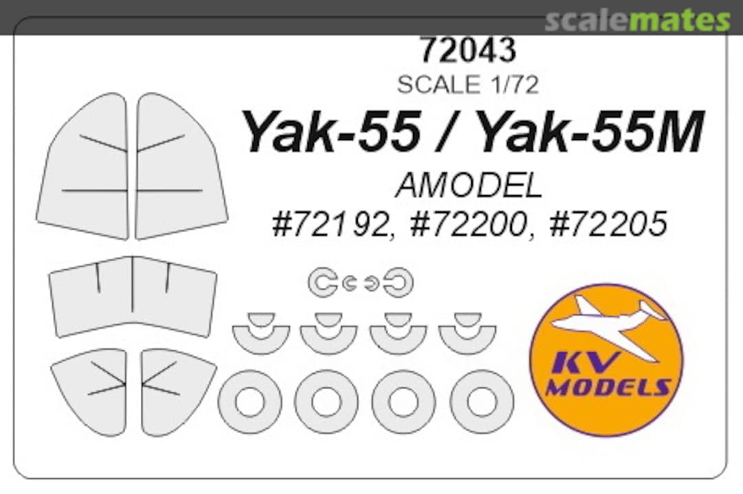Boxart Yakovlev Yak-55 72043 KV Models Boxart Yakovlev Yak-55 72043 KV Models