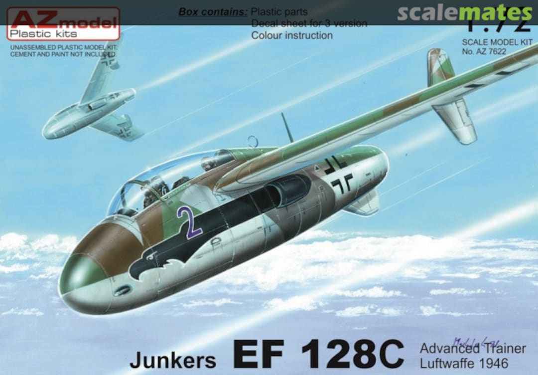 Boxart Junkers EF 128C AZ7622 AZmodel Boxart Junkers EF 128C AZ7622 AZmodel