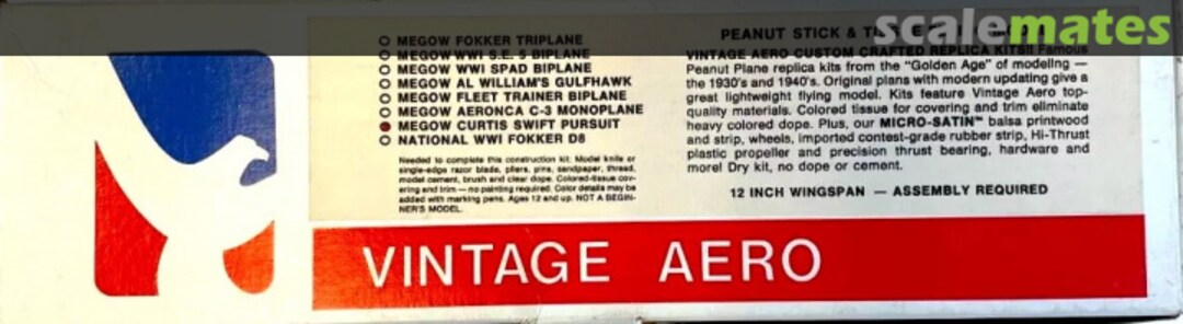 Boxart Curtiss Swift VAM-CPP Vintage Aero Models Boxart Curtiss Swift VAM-CPP Vintage Aero Models