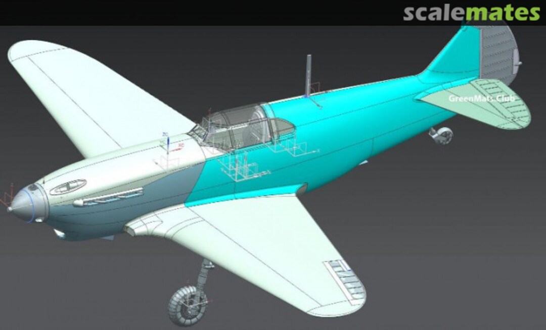 Boxart Lavochkin LaGG-3 TBA72-2020D Clear Prop!