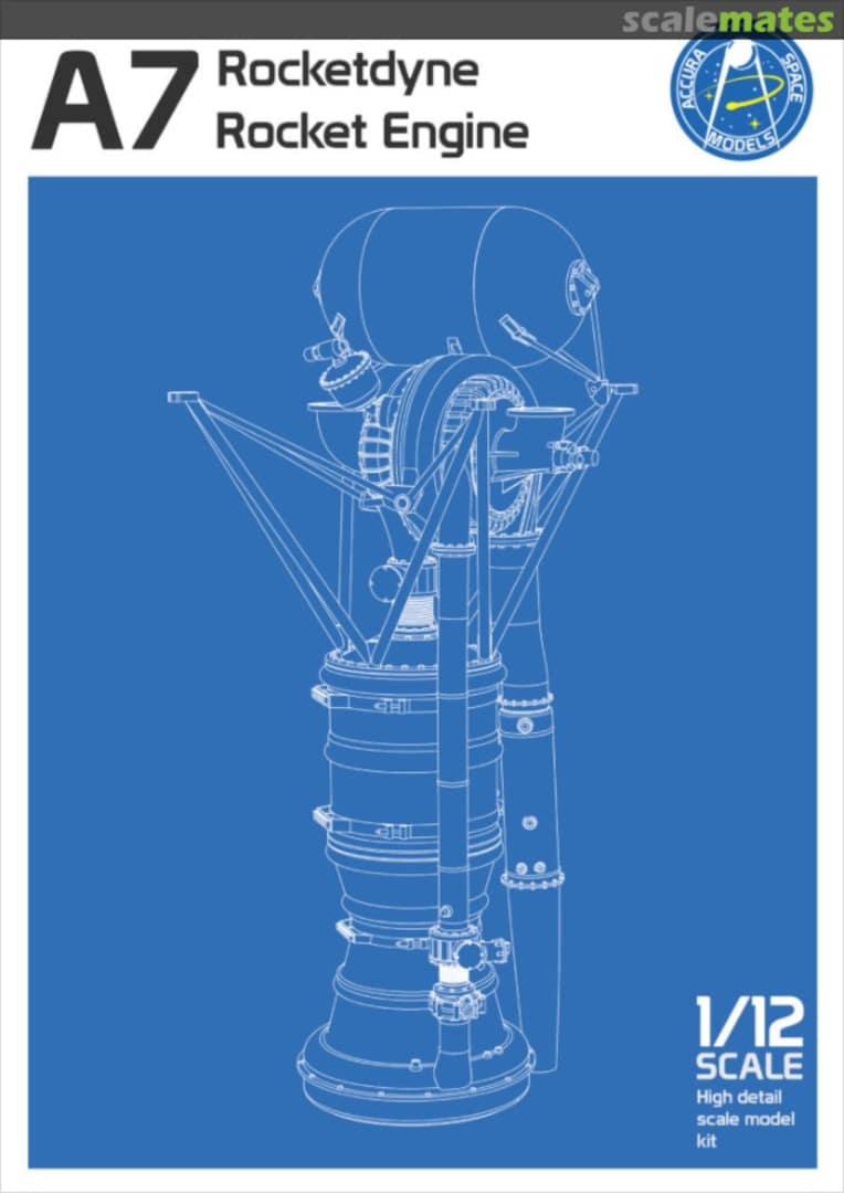 Boxart A7 Rocketdyne Rocket Engine  Accura Space Models