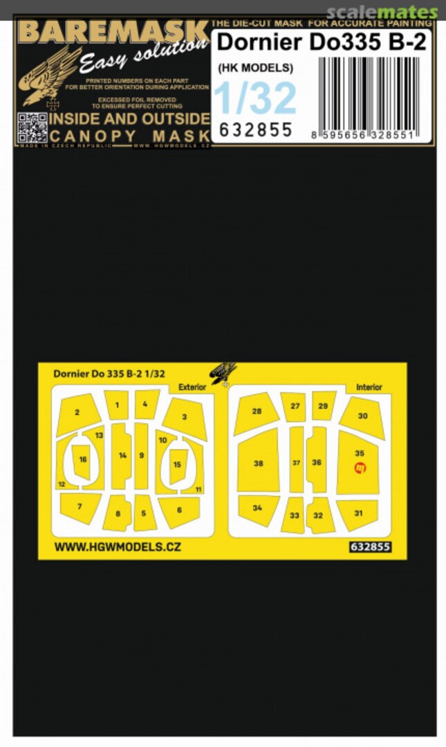 Boxart Dornier Do-335B-2 632855 HGW Models