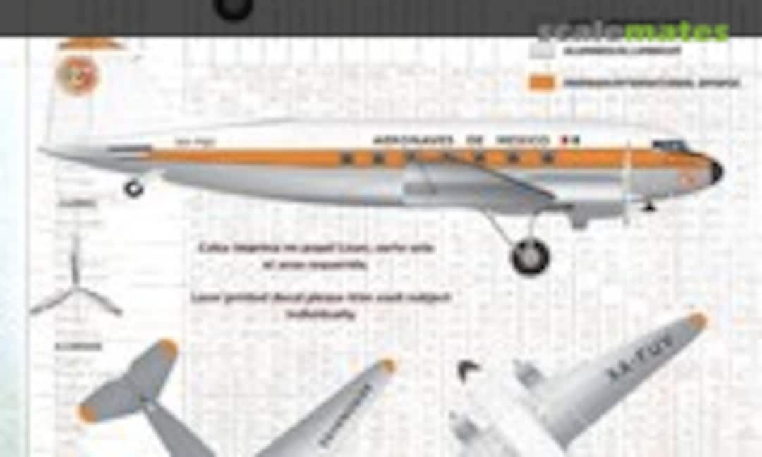 1:48 Douglas DC-3 Aeronaves de mexico 60s (8aDecs 7909-26-48) 7909-26-48
