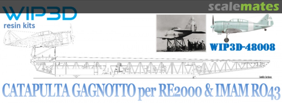 Boxart Catapulta Gagnotto per RE2000 & IMAM RO43 WIP3D-48008 WIP3D Boxart Catapulta Gagnotto per RE2000 & IMAM RO43 WIP3D-48008 WIP3D