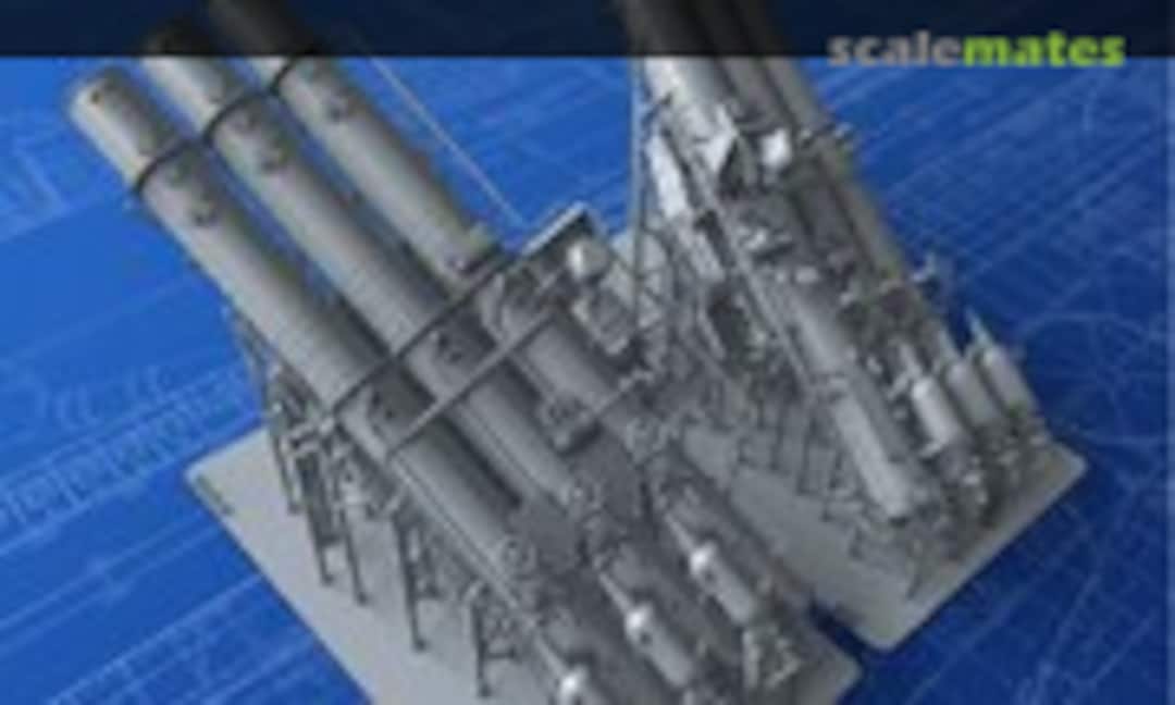 1:72 21" TR MKIV Triple Torpedo Tubes (Micro Master MM1247P) MM1247P