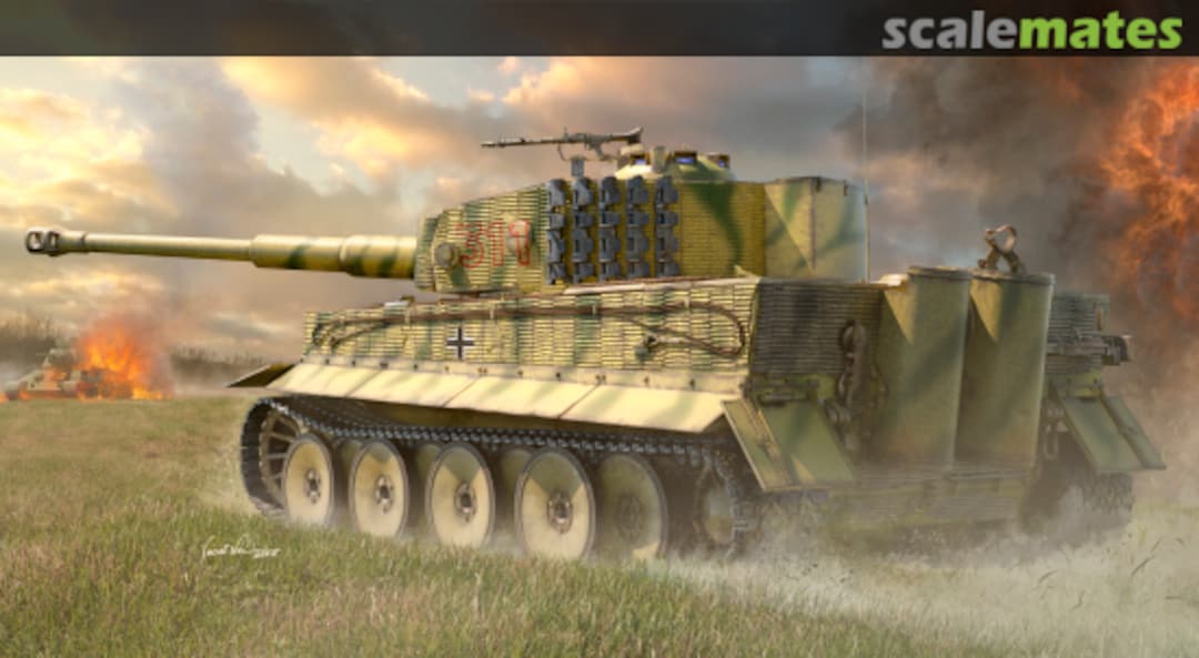 Boxart Pz.Kpfw.VI Ausf.E Sd.Kfz.181 Tiger I (Medium Production) 00944 Trumpeter Boxart Pz.Kpfw.VI Ausf.E Sd.Kfz.181 Tiger I (Medium Production) 00944 Trumpeter