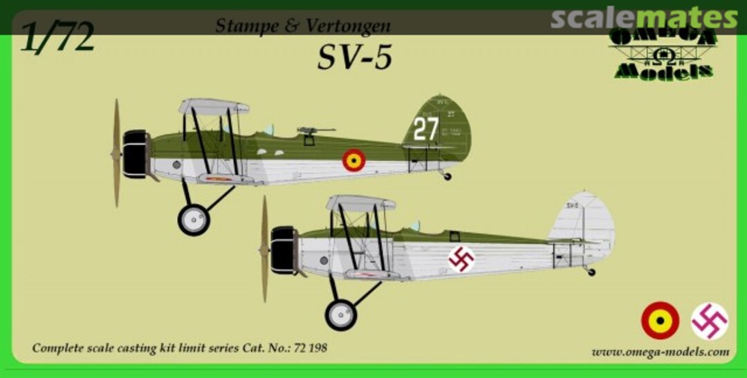 Boxart Stampe & Vertongen SV-5 72198 Omega Models