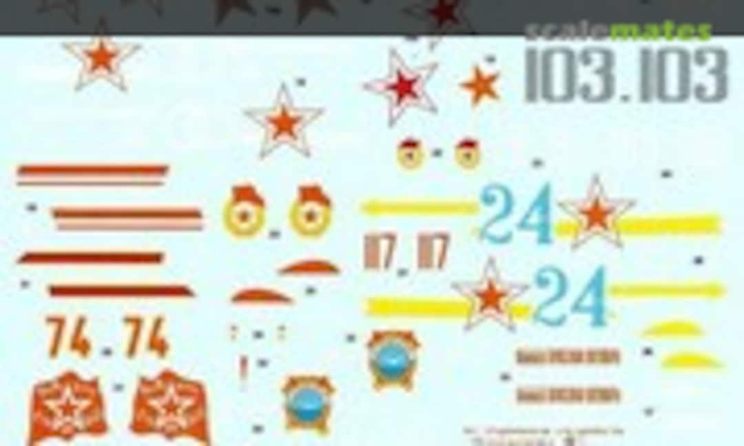 1:72 YAK-3 (Authentic Decals 72-53)