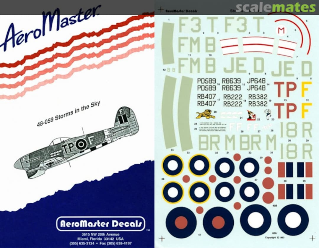 Boxart Storms in the Sky 48-059 AeroMaster Boxart Storms in the Sky 48-059 AeroMaster