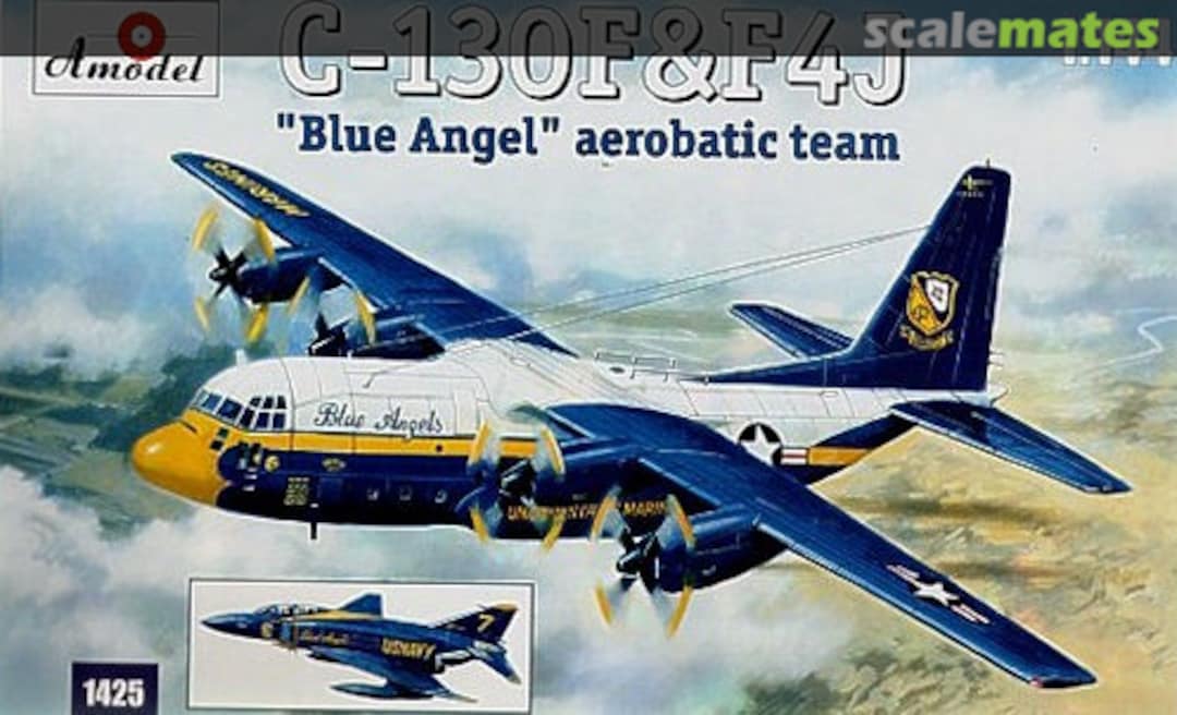 Boxart C-130 & F-4J "Blue Angels" aerobatic team 1425 Amodel Boxart C-130 & F-4J "Blue Angels" aerobatic team 1425 Amodel