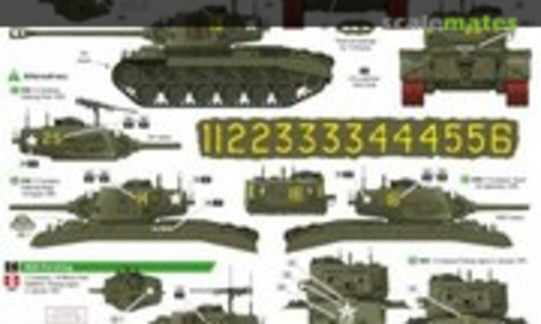 1:35 USMC M26 Pershing (Bison Decals 35141) 35141