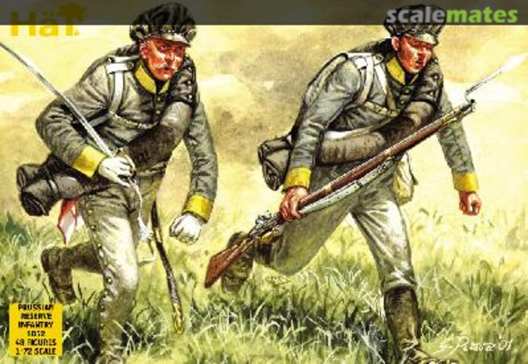 Boxart Prussian Reserve Infantry 8052 HäT
