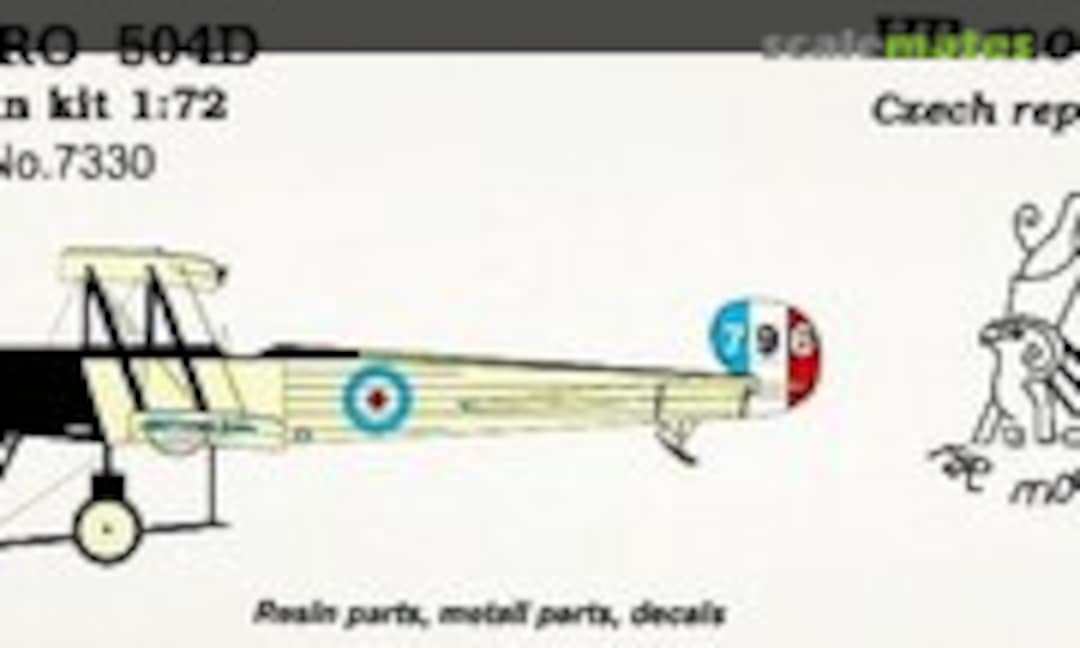 1:72 Avro 504D (HR Model 7330) 7330