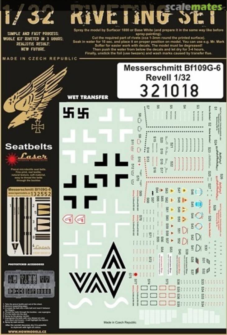 Boxart Messerschmitt Bf 109G-6 321018 HGW Models