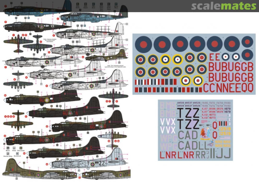 Contents B-17 Flying Fortress 72015 DK Decals Contents B-17 Flying Fortress 72015 DK Decals