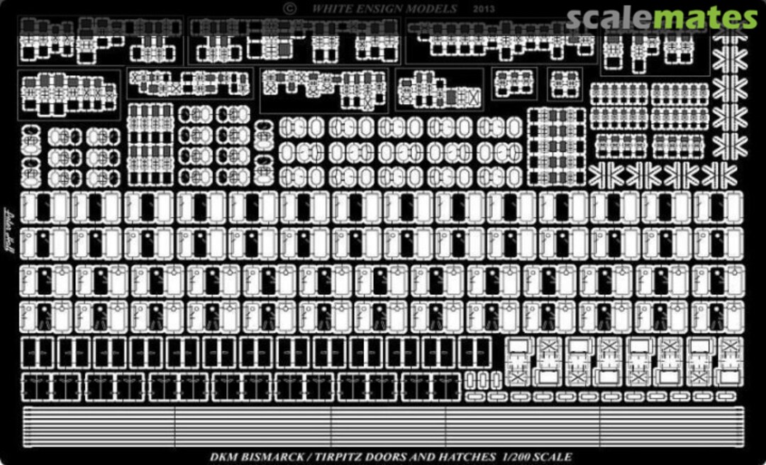 Boxart Bismarck/Tirpitz Doors & Hatches PE 2016 White Ensign Models Boxart Bismarck/Tirpitz Doors & Hatches PE 2016 White Ensign Models