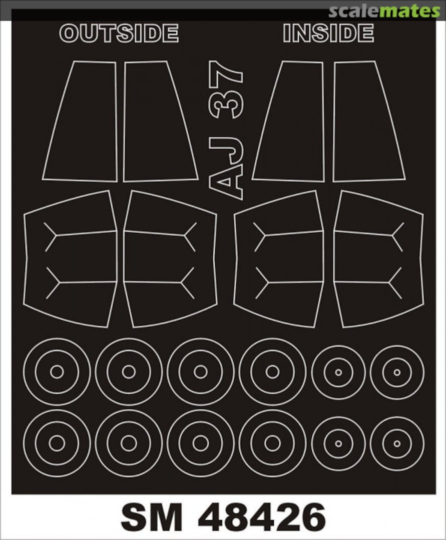 Boxart Saab AJ-37 Viggen SM48426 Montex Boxart Saab AJ-37 Viggen SM48426 Montex