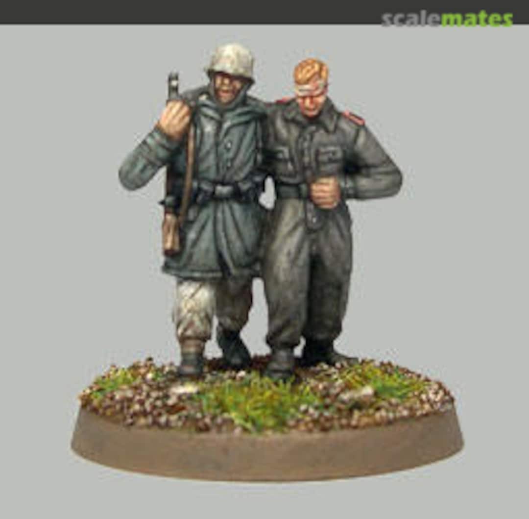 Boxart 1942-43 Kharkov SS grenadier with wounded panzer crewman TQD-GSK4 C-P Models Boxart 1942-43 Kharkov SS grenadier with wounded panzer crewman TQD-GSK4 C-P Models
