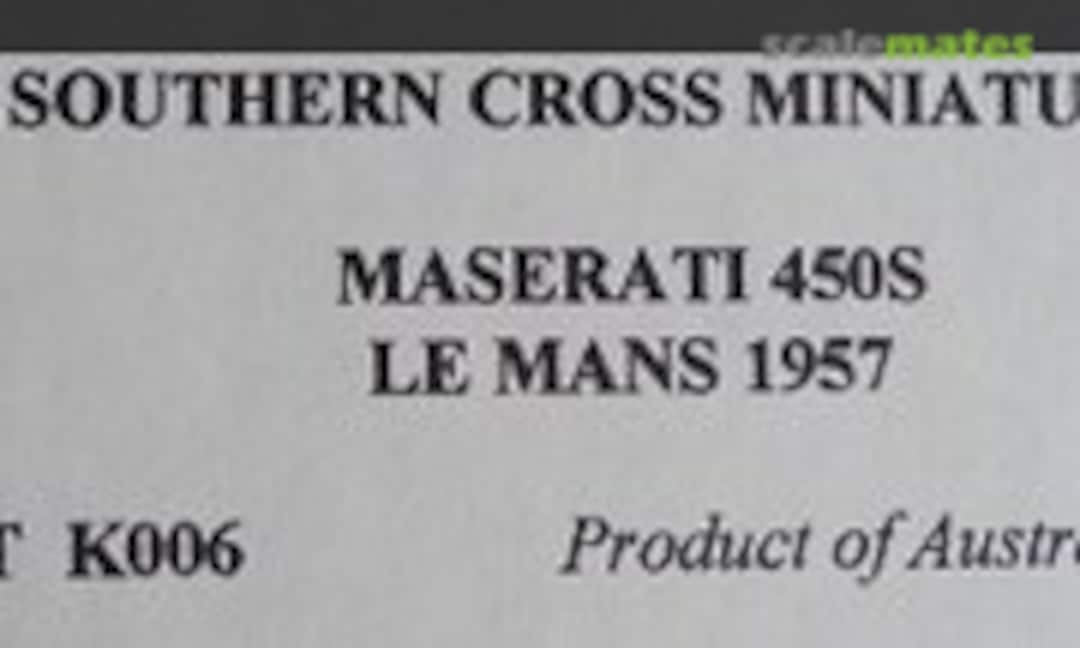 Maserati 450 S #4503 (Southern Cross Miniatures SC-6)