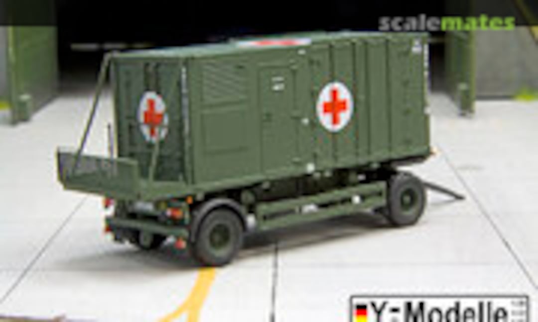 Anhänger 12,5to. mit Container VersPal m. Arbeitsbühne (Y-Modelle Y87-247)