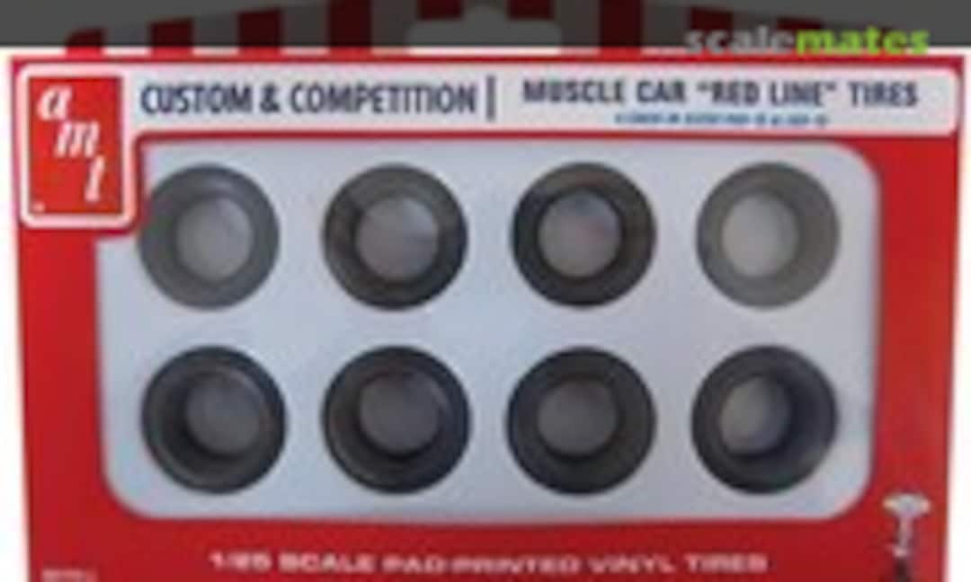 1:25 Muscle Car "Red Line" Tires (AMT PP013)