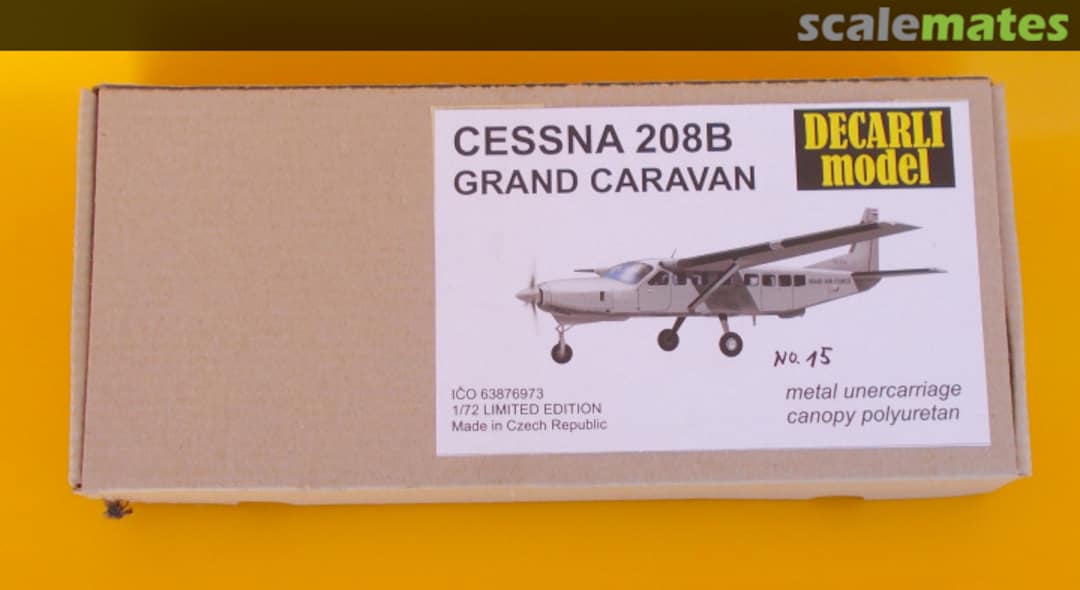 Boxart Cessna 208B Grand Caravan 13 Decarli Model Boxart Cessna 208B Grand Caravan 13 Decarli Model