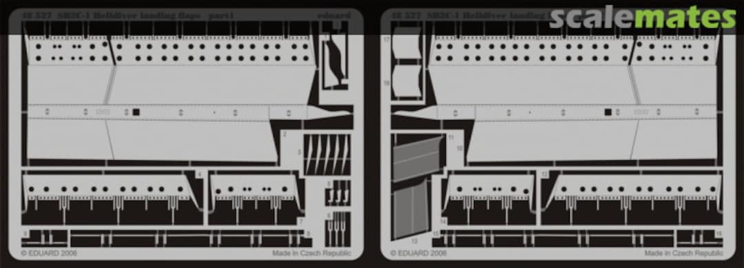 Boxart SB2C-1 landing flaps 48527 Eduard Boxart SB2C-1 landing flaps 48527 Eduard