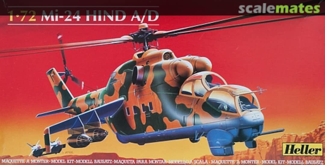 Boxart Mi-24 Hind A/D 80369 Heller Boxart Mi-24 Hind A/D 80369 Heller