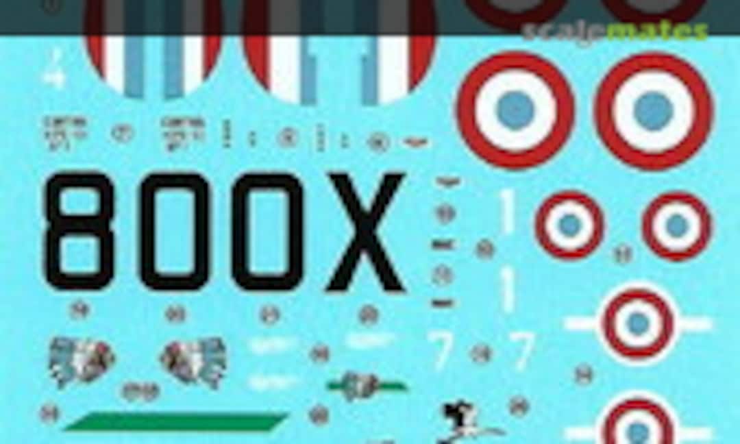 1:72 Curtiss H-75 Aces of GC II/5 Lafayette (Berna Decals BD 72-119) BD 72-119