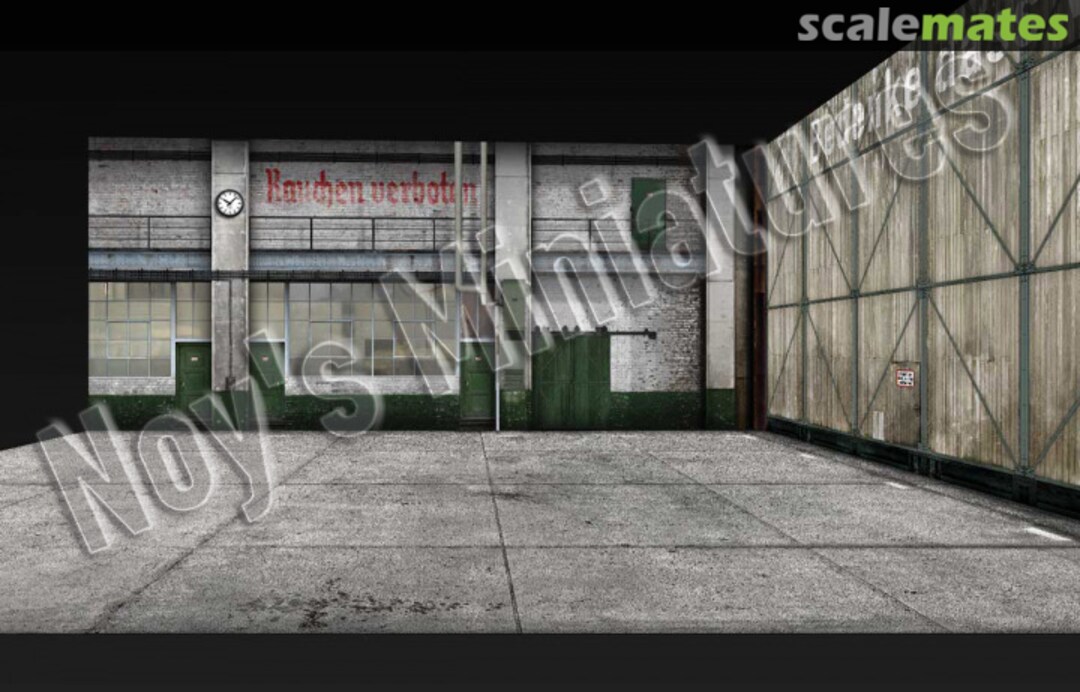 Boxart 'WWII Luftwaffe Fighter Hangar (Inside) Set' NOY72044 Noy's Miniatures Boxart 'WWII Luftwaffe Fighter Hangar (Inside) Set' NOY72044 Noy's Miniatures