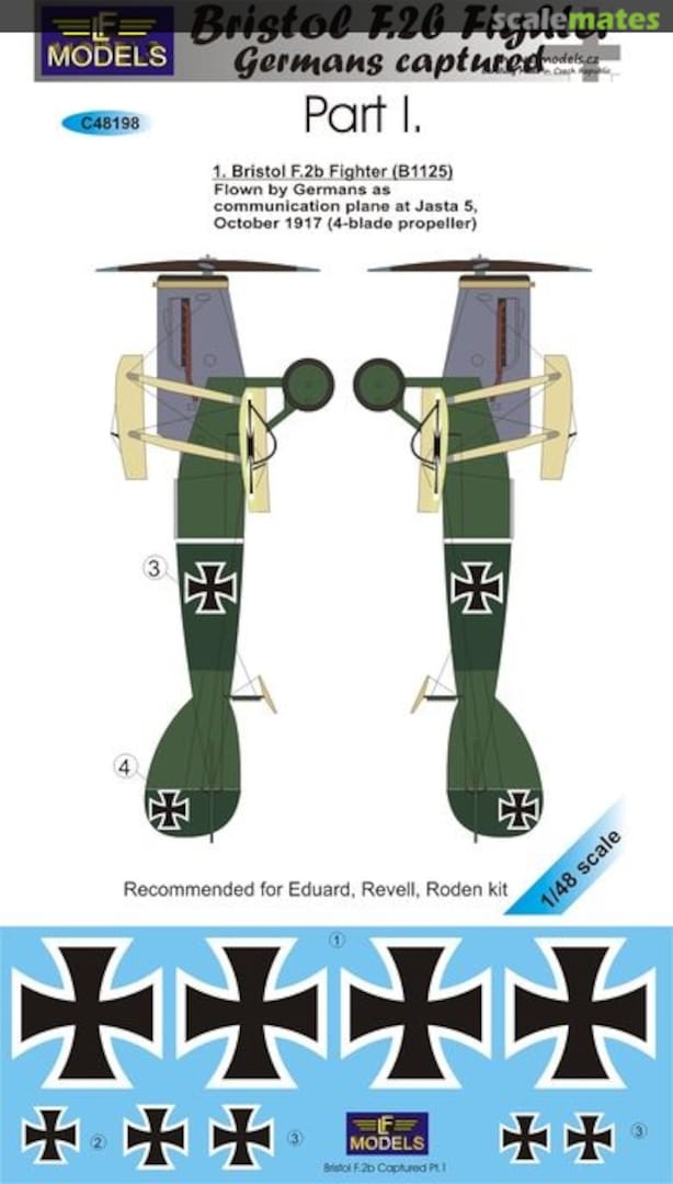 Boxart Bristol F.2b Fighter C48198 LF Models Boxart Bristol F.2b Fighter C48198 LF Models