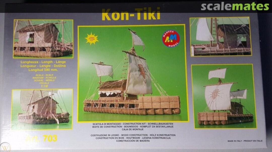 Boxart Kon-Tiki 703 Mantua Model Boxart Kon-Tiki 703 Mantua Model