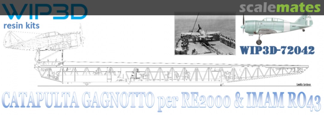 Boxart Catapulta Gagnotto per RE2000 & IMAM RO43 WIP3D-72042 WIP3D Boxart Catapulta Gagnotto per RE2000 & IMAM RO43 WIP3D-72042 WIP3D