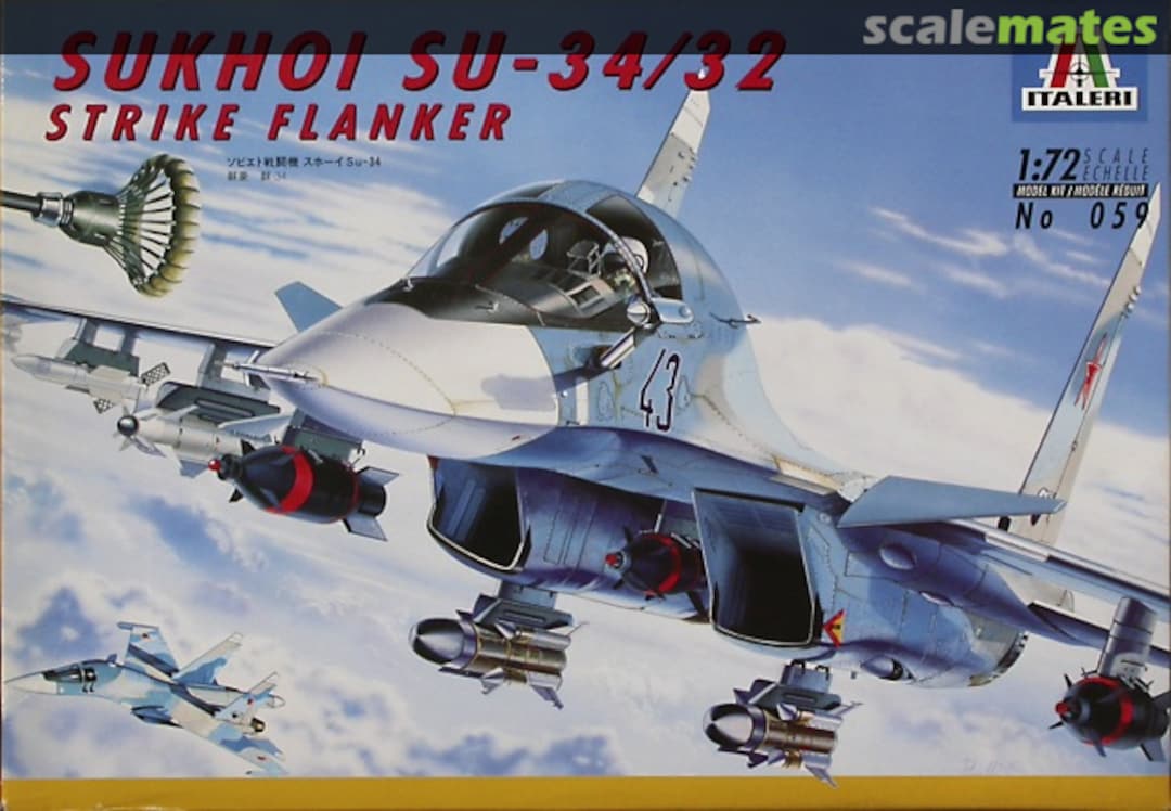 Boxart Sukhoi Su-34/32 Strike Flanker 059 Italeri Boxart Sukhoi Su-34/32 Strike Flanker 059 Italeri
