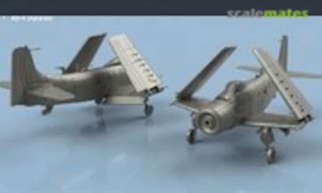 1:700 AD-4 Skyraider folded wings (L'Arsenal 3D700177)