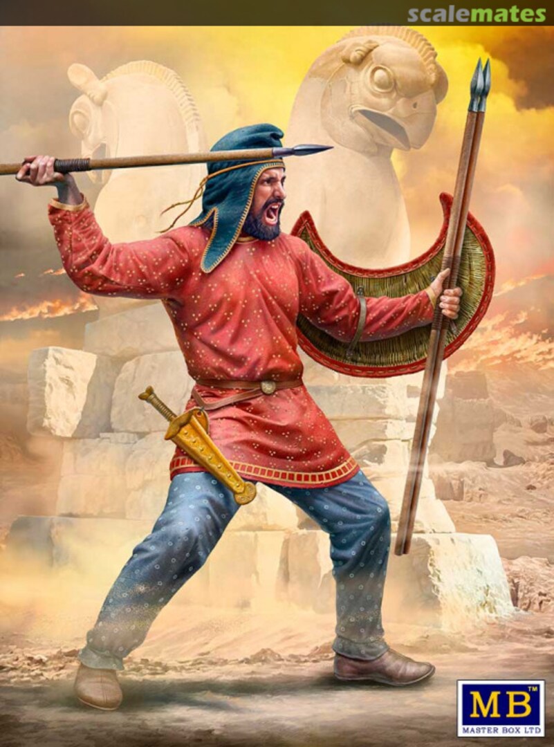 Boxart Persian Lightly Armed Warrior (Takabara) MB32021 Master Box Boxart Persian Lightly Armed Warrior (Takabara) MB32021 Master Box