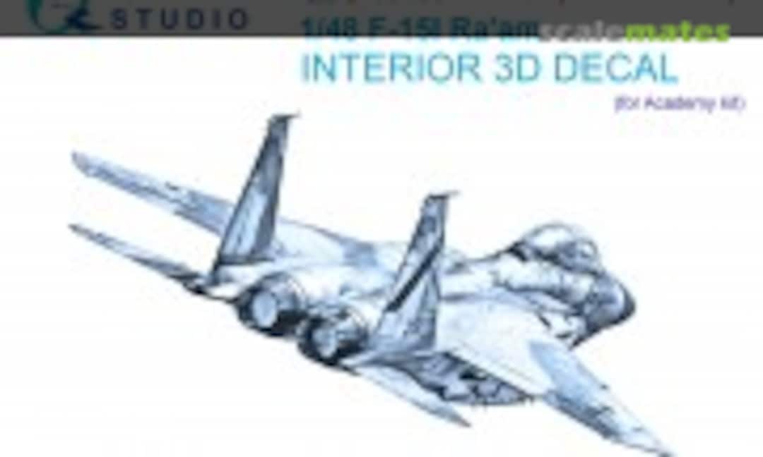1:48 F-15I Ra'am interior 3D decals (small version) (Quinta Studio QDS-48433) QDS-48433