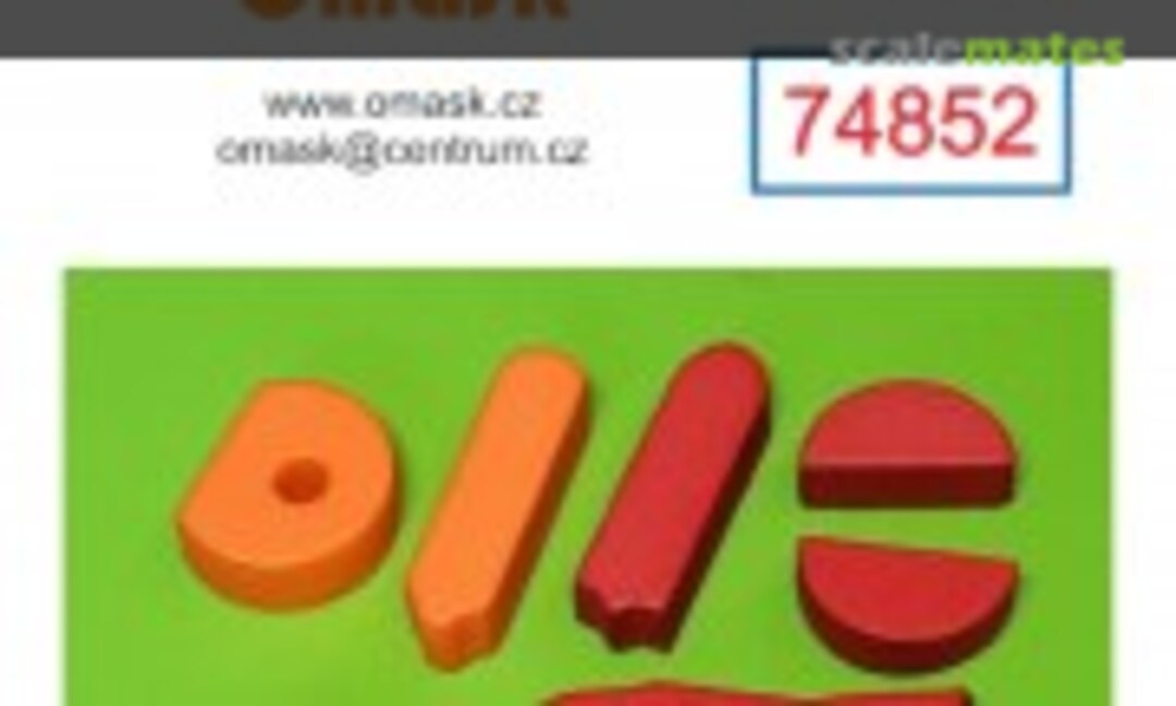 1:48 Mig-19 S/PM wheel bay plugs (for Trumpeter/Eduard) (Omask 74852) 74852