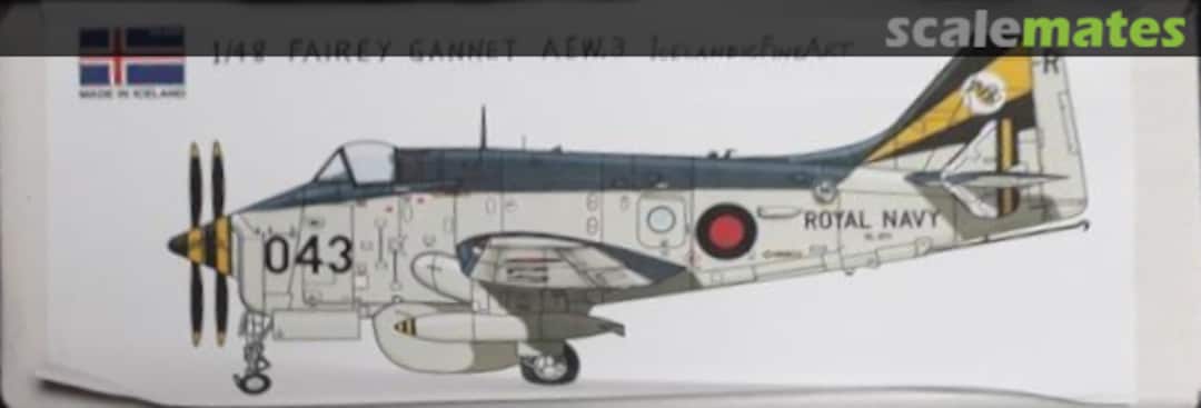 Boxart Fairey Gannet AEW.3 Icelandic Fine Art Boxart Fairey Gannet AEW.3 Icelandic Fine Art