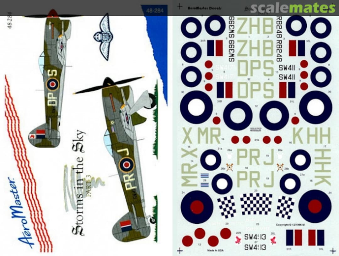 Boxart Storms in the Sky 48-284 AeroMaster Boxart Storms in the Sky 48-284 AeroMaster