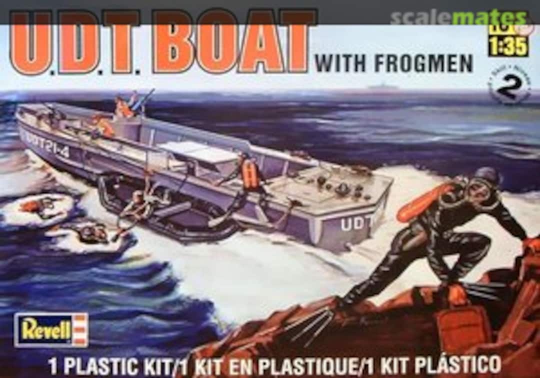 Boxart U.D.T. Boat with Frogmen 85-0313 Revell Boxart U.D.T. Boat with Frogmen 85-0313 Revell