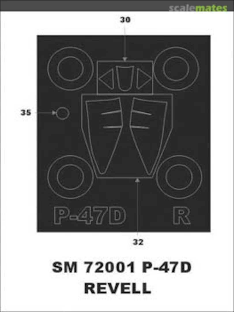 Boxart Republic P-47D Thunderbolt SM72001 Montex Boxart Republic P-47D Thunderbolt SM72001 Montex